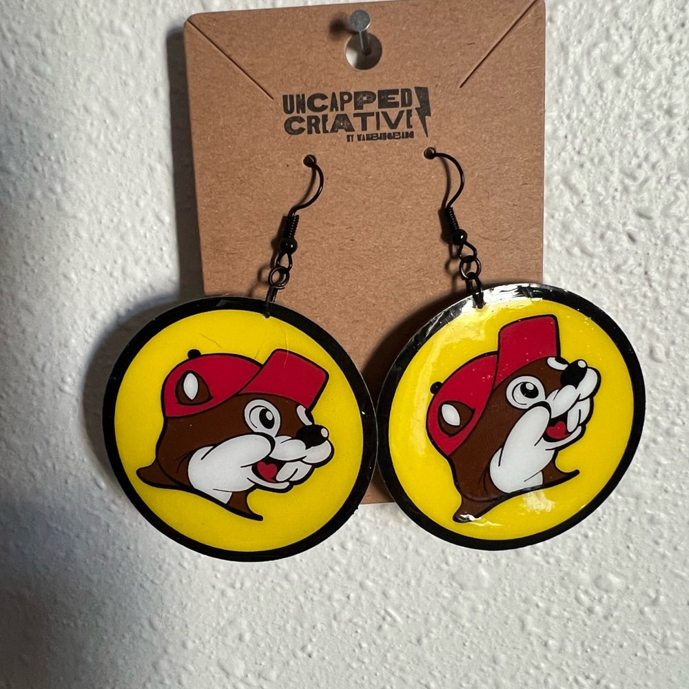 Bucc-ee’s Beaver Handmade Earrings